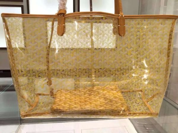 ゴヤール トートバッグ  コピー Yellow GM/ゴヤール GOYARD サンルイ 人気が高い 人気バッグ☆透明 AMALOUIS GM 13